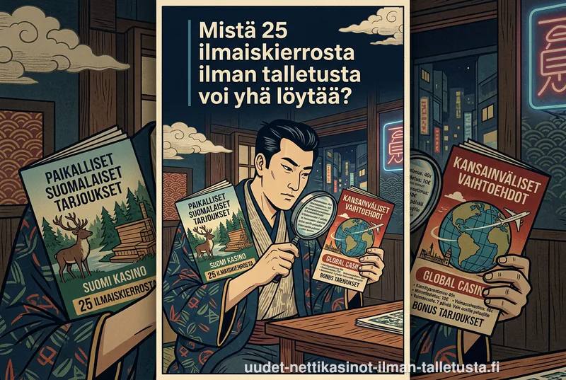 Mistä 25 ilmaiskierrosta ilman talletusta voi yhä löytää?