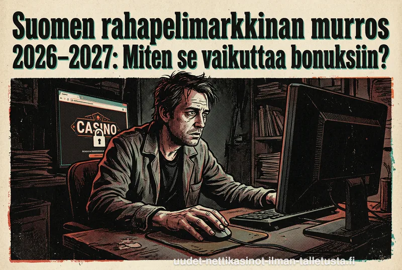 Suomen rahapelimarkkinan murros 2026–2027: Miten se vaikuttaa bonuksiin?
