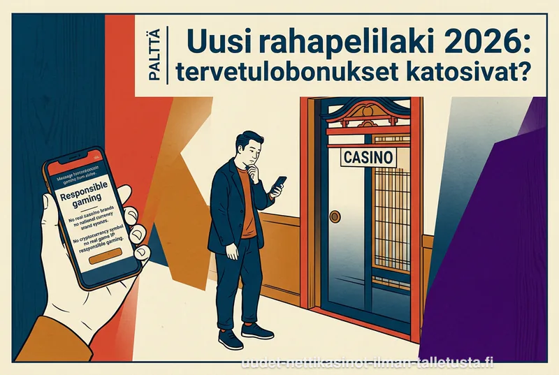Uusi rahapelilaki 2026: Minne tervetulobonukset katosivat?