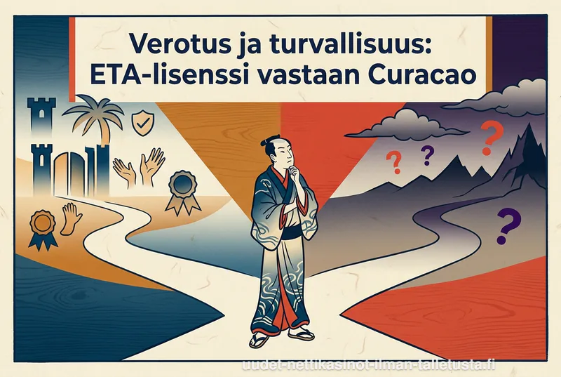 Verotus ja turvallisuus: ETA-lisenssi vastaan Curacao